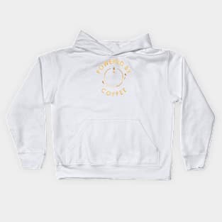 POWERED BY COFFEE Kids Hoodie